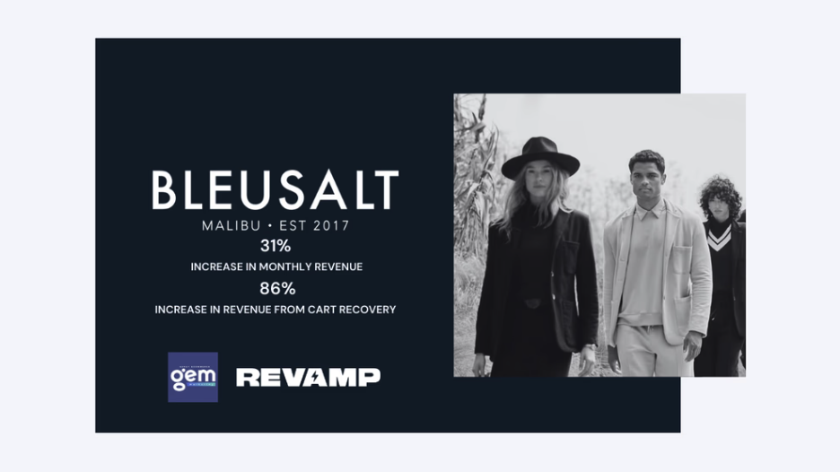 How Revamp AI and GEM Marketing Helped Bleusalt Boost Revenue by 31%